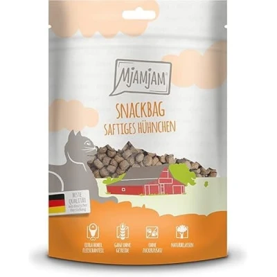 Afbeelding van 125g MjAMjAM Snackbag Sappige Kip Kattensnacks