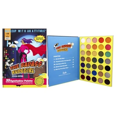 Afbeelding van Rude Cosmetics The Badass Rudegirl 35 Eyeshadow Palette Book 6