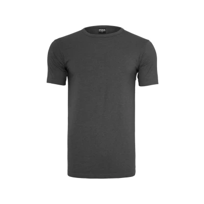 Afbeelding van Urban Classics Fitted Stretch TEE Tshirt basic, Heren, Maat: XL, Charcoal