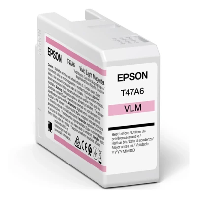 Image de Epson T47A6 50 ml Magenta vif clair original cartouche d&#039;encre pour SureColor SC P900, P900 Mirage Bundling