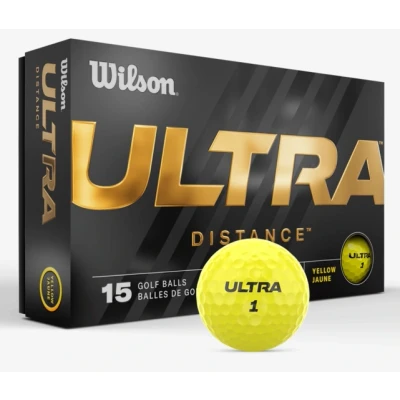 Afbeelding van Wilson Ultra 15 Golfballen Geel 2023