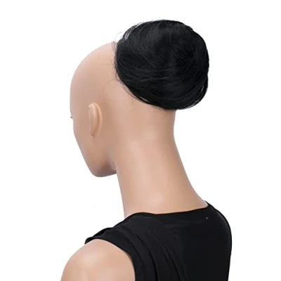 Afbeelding van CAISHA Hepburn Bun haarstukje, opgestoken haar, zwart, DC10