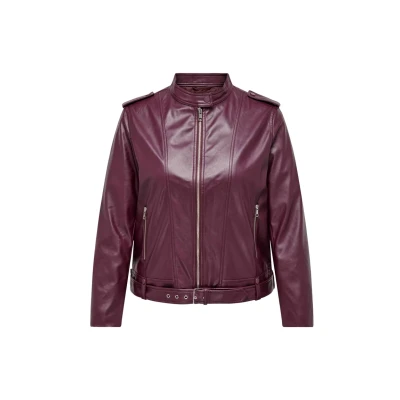 Afbeelding van ONLY CARMAKOMA CARSADIE FAUX LEATHER JACKET OTW Dames Gewatteerde jassen