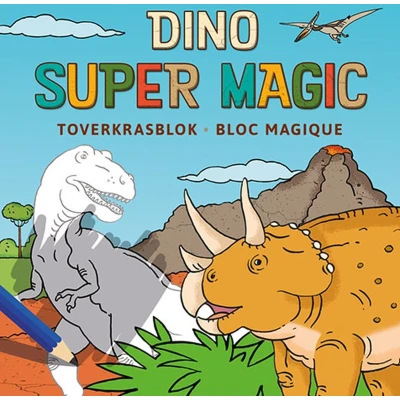 Afbeelding van Uitgeverij deltas toverkrasblok dinosaurussen