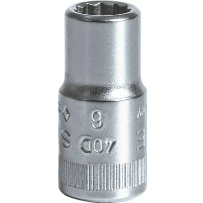 Afbeelding van Stahlwille 40 D 6 01030006 Dubbel zeskant Dopsleutelinzetstuk mm 1/4 (6.3 mm)
