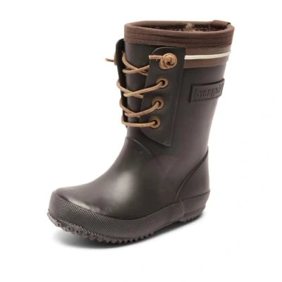Afbeelding van Bisgaard BOOT LACE Thermo Regenlaarzen voor kinderen, Maat: 32, Black Natuurrubber