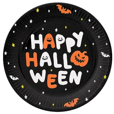 Afbeelding van Folat Borden &#039;Happy Halloween&#039;