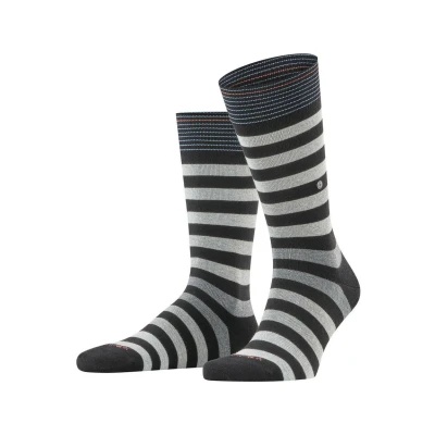 Afbeelding van Burlington Blackpool Sokken, Heren, Maat: 41 46, Schwarz grau