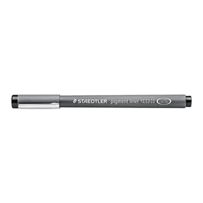 Afbeelding van pigment fineliner beitelpunt 2,0 mm zwart