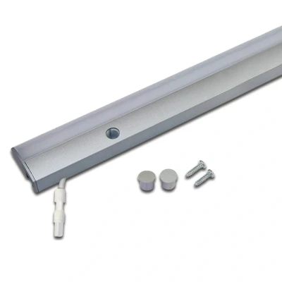 Afbeelding van LED meubelverlichting ModuLite F, aluminium, 45 cm, 3.000 K, aluminium
