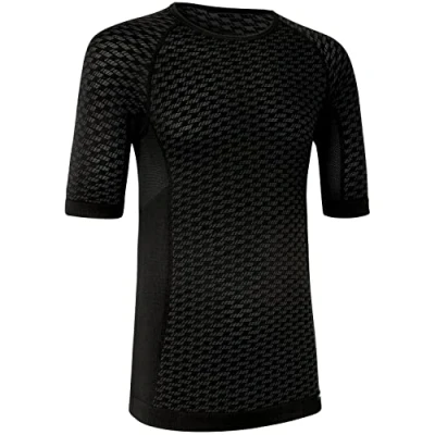 Afbeelding van GripGrab Expert Seamless Korte Mouw Zomer Fiets Base Layer Zweethemd Zwart Unisex Maat XS/S