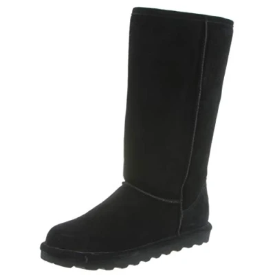 Afbeelding van Bearpaw ELLE TALL Snowboots black, Dames, Maat: 38, Black Veloursleer