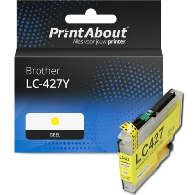 Afbeelding van Huismerk Brother LC 427Y Inktcartridge Geel