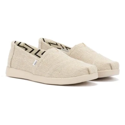 Afbeelding van TOMS Alpargata PLUS Instappers, Dames, Maat: 37.5, Natural Textiel