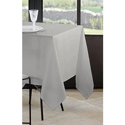 Afbeelding van Lovely Casa Tafelkleed afmetingen 145 x 200 cm 100% polyester kleur Mitt Model Nelson rechthoekig tafellinnen wasbaar op 30 C uitzonderlijke kwaliteit