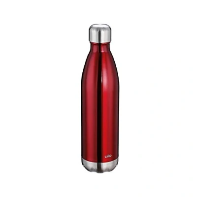 Afbeelding van Cilio 543452 drinkfles 750 ml Roestvrijstaal Rood,