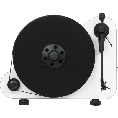 Afbeelding van Pro Ject VT E BT R Platenspeler met Bluetooth en ingebouwde Versterker Analoog digitaal Wit