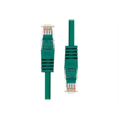 Image de ProXtend Cordon de raccordement RJ 45 (M) pour 5 m 5.4 mm UTP CAT 5e IEEE 802.3at moulé, sans crochet, bloqué vert