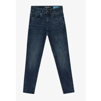 Afbeelding van Cars jongens CJ3082 Broek Kids SCOTT Denim Dark Used Maat 116