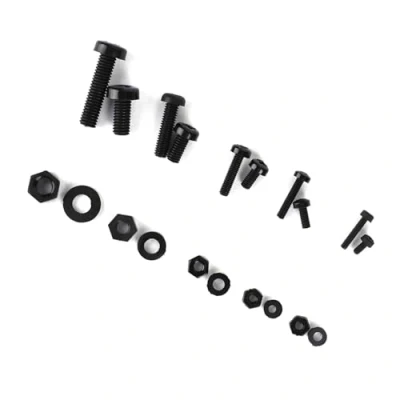 Afbeelding van 270 stuks nylon zeshoekige schroeven, bouten, moeren, sluitring, assortiment, bevestigingsset M2/M2.5/M3/M4/M5