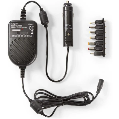 Afbeelding van Nedis Universele AC Stroomadapter ACPA010 Zwart Black / 1.20 m