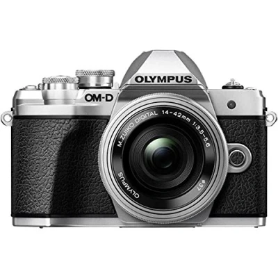 Afbeelding van Olympus OM D E M10 Mark III Digitale camera spiegelloos 16.1 MP Four Thirds 4K / 30 beelden per seconde 3x optische zoom M.Zuiko Digital 14 42 mm EZ en 40 150 lenzen Wi Fi zilver