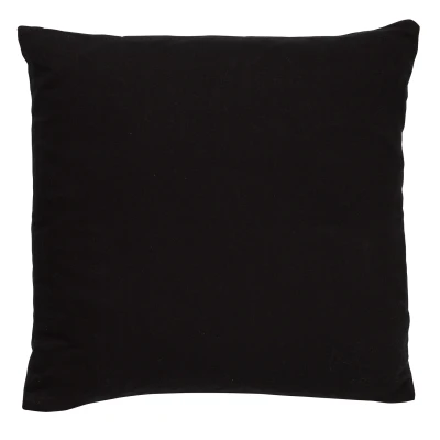 Afbeelding van Dutch Decor JAMES Sierkussen 45x45 cm duurzaam katoen effen kleur Raven zwart