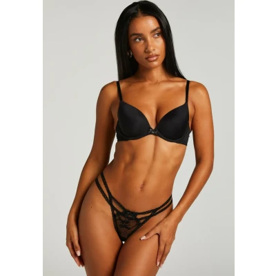 Afbeelding van Hunkemöller Dames Lingerie String Irina Zwart maat XL