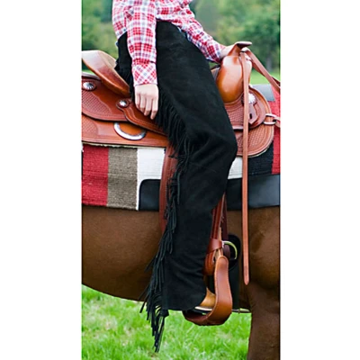 Afbeelding van HKM ShowChaps met Franjes Zwart L