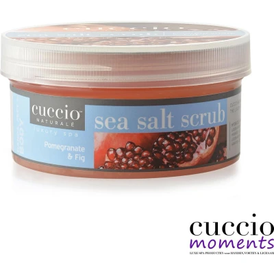 Afbeelding van Cuccio Bodycrème Sea Salt Scrub Pomgranate &amp; Fig 240 gr