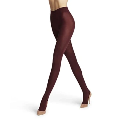 Afbeelding van Falke dames Softmerino maillot in wolblend de kleur Bordeauxrood, maat: 38/40