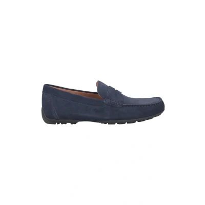 Afbeelding van Geox Mocassins, Heren, Maat: 39, Blau Leer