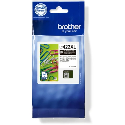 Afbeelding van Brother LC 422XLBK Inktcartridge Zwart Hoge capaciteit