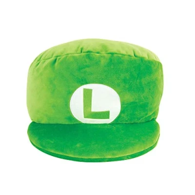 Afbeelding van Nintendo Plush Mario Kart Luigi Hat Pluche kussen (40 cm)
