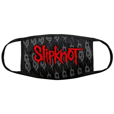Afbeelding van Slipknot Red Logo &amp; Sigils Masker Zwart