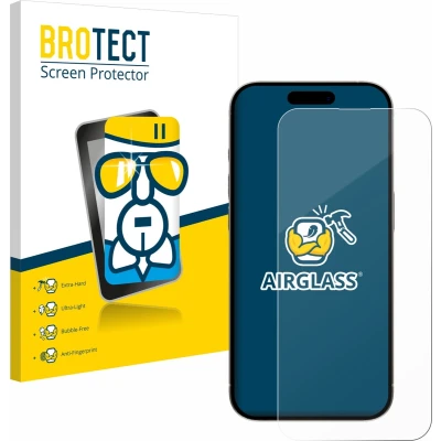 Afbeelding van BROTECT AirGlass Premium Glas Screenprotector voor Apple iPhone 15 Pro Max