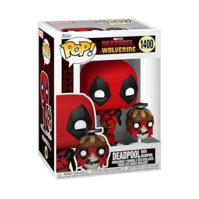 Image de Figurine Funko Pop Marvel Deadpool &amp; Wolverine with the Headpool