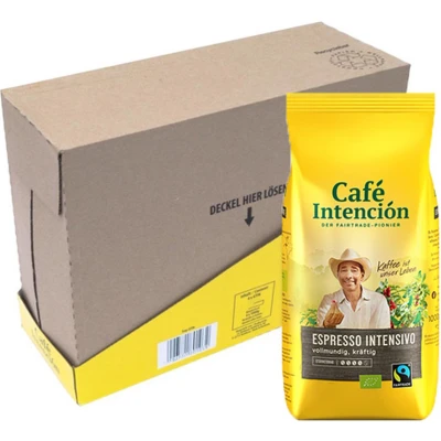 Afbeelding van Café Intención Espresso Intensivo 4 x 1kg koffiebonen