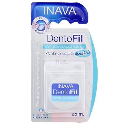 Afbeelding van Inava Dentofil Wit Uitbreidend Tandzijde 25 m