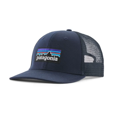 Afbeelding van Patagonia P 6 logo trucker hat 38289 black