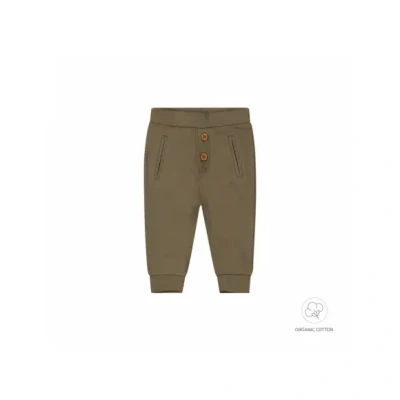 Afbeelding van Dirkje Broek Faded Green Bio Cotton Maat 74