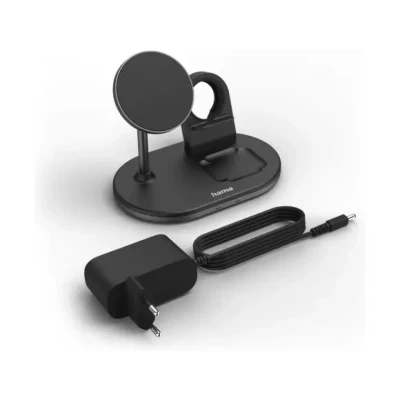 Afbeelding van Hama 3In1 Draadloos Oplaadstation Magcharge Multi Voor Iphone Airpods En Watch