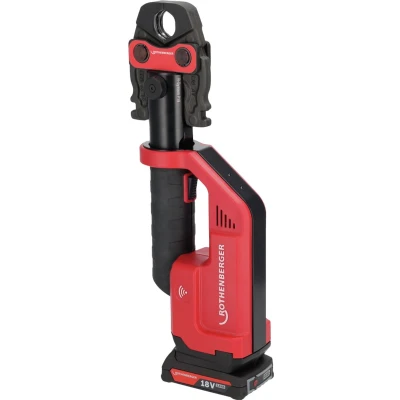 Afbeelding van Rothenberger Romax Compact III accukrimpmachine Basisset 1 18 V 19 kN ( 1000004267 ) + 1x accu 2.0 Ah lader