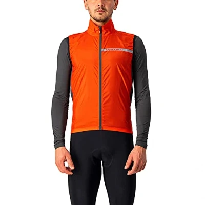 Afbeelding van Castelli Squadra St. Vest Sports Heren, vuurrood/donkergrijs, S