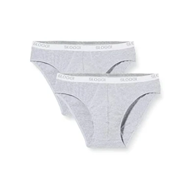 Afbeelding van Sloggi 2PACK Slip, Heren, Maat: Small, Grau