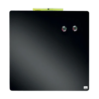 Image de Quartet tableau magnétique carré, noir, 360x360 mm nobo 102292