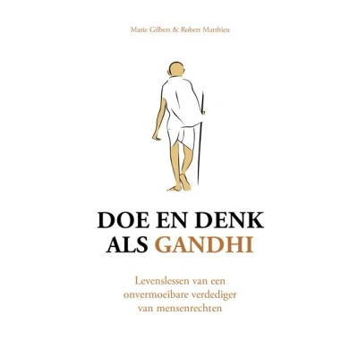Image de Doe en denk als Gandhi