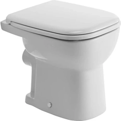 Afbeelding van Duravit D code closet staand met spoelrand vlakspoel PK wit