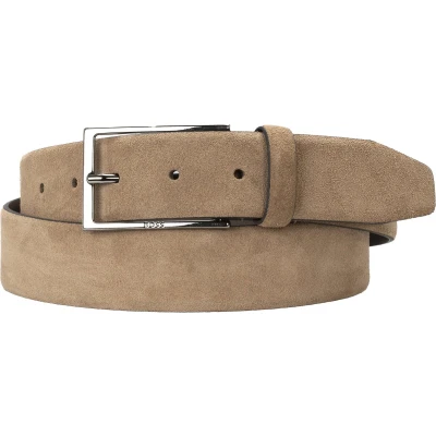 Afbeelding van BOSS Calindo Riem, Heren, Maat: 80, Medium brown