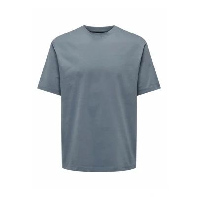 Afbeelding van Only &amp; Sons Onsfred RLX SS NOOS Tshirt basic, Heren, Maat: Small, Flint stone